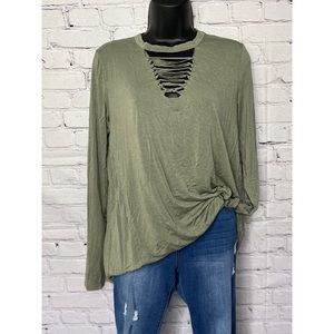 Long sleeve boutique top